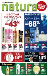 Gazetka promocyjna Drogerie Natura - Gazetka Drogerie Natura - Gazetka - ważna od 23.06 do 23.06.2021 - strona 1 - produkty: Woda perfumowana, Ser, Rum, Eveline, Hugo Boss, Bell, Body, Biorepair, Booster, Płyn micelarny, Calvin Klein, Perfum, Sati, Maybelline, Pasta do zębów, KOBO, Tusz, Szynka, Serum, Lacoste, Tołpa, Woda toaletowa, Puder, Maszynka, Serum pod oczy, Odżywka, Maszynka do golenia, Woda, Fa