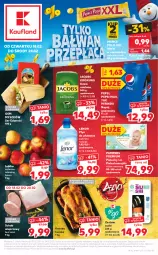 Gazetka promocyjna Kaufland - OFERTA TYGODNIA - Gazetka - ważna od 24.02 do 24.02.2021 - strona 1 - produkty: Ser, 7up, Pepsi max, Prince Polo, Pampers, Pieluchy, Kaczka, Majtki, Mirinda, Kawa mielona, Kawa, Jacobs Krönung, Tusz, Pepsi, Schab wieprzowy, Płyn do płukania, Edam, Napój gazowany, Mysz, Sushi, Pieluchomajtki, Jacobs, Napój, Lenor, Jabłka