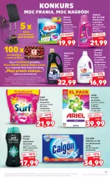 Gazetka promocyjna Kaufland - OFERTA TYGODNIA - Gazetka - ważna od 24.02 do 24.02.2021 - strona 45 - produkty: Płyn do prania, Sok, Gra, Rama, Lovela, Tablet, Proszek do prania, Surf, Kosz, Perełki zapachowe, Odplamiacz, Tefal, Woolite, Mleczko, Calgon, Vanish, Bryza, Ariel, Kapsułki do prania, Lenor, LG, Fa