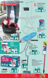 Gazetka promocyjna Kaufland - OFERTA TYGODNIA - Gazetka - ważna od 24.02 do 24.02.2021 - strona 48 - produkty: Piec, Mop, Deska do prasowania, Pokrowiec na deskę, Rama, Kosz, Siatka, Vileda, Wkład do mopa, Suszarka, Pokrowiec, Suszarka na pranie, Miotła