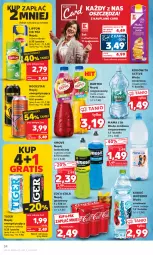 Gazetka promocyjna Kaufland - Gazetka tygodnia - Gazetka - ważna od 24.05 do 24.05.2023 - strona 34 - produkty: Sok, Gra, Ice tea, Coca-Cola, LANA, Tiger, Lipton, Napój izotoniczny, Napój gazowany, Kubuś Waterrr, Woda mineralna, Kubuś, Napój niegazowany, Woda, Napój, Hortex