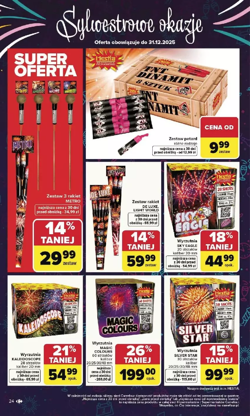Gazetka promocyjna Carrefour - Gazetka Carrefour, Market od poniedziałku! - ważna 29.12.2025 do 03.01.2026 - strona 24 - produkty: Fa, Strzałów, Wyrzutnia