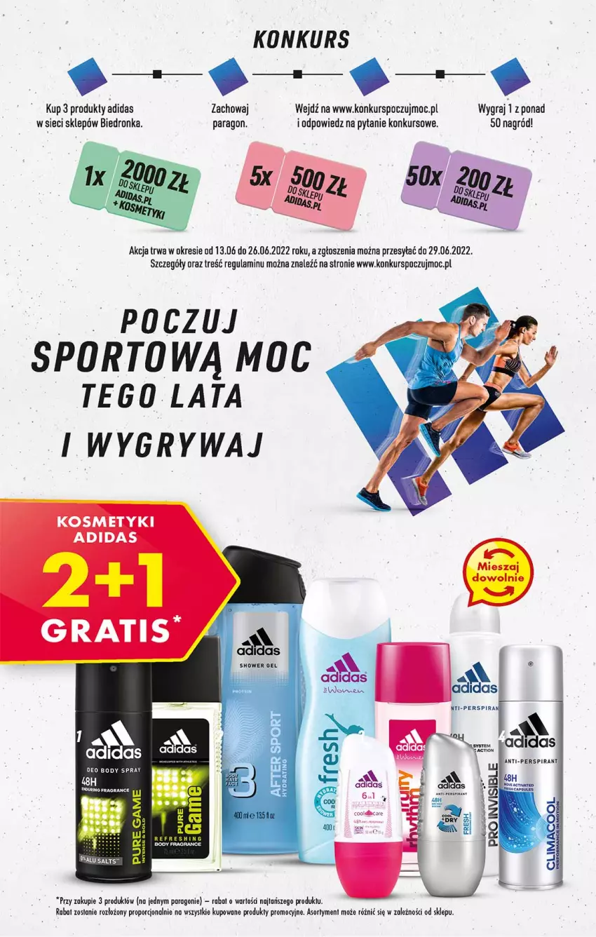 Gazetka promocyjna Biedronka - W tym tygodniu - ważna 13.06 do 18.06.2022 - strona 49 - produkty: Adidas, Body, Gra, Gry, Por, Sport