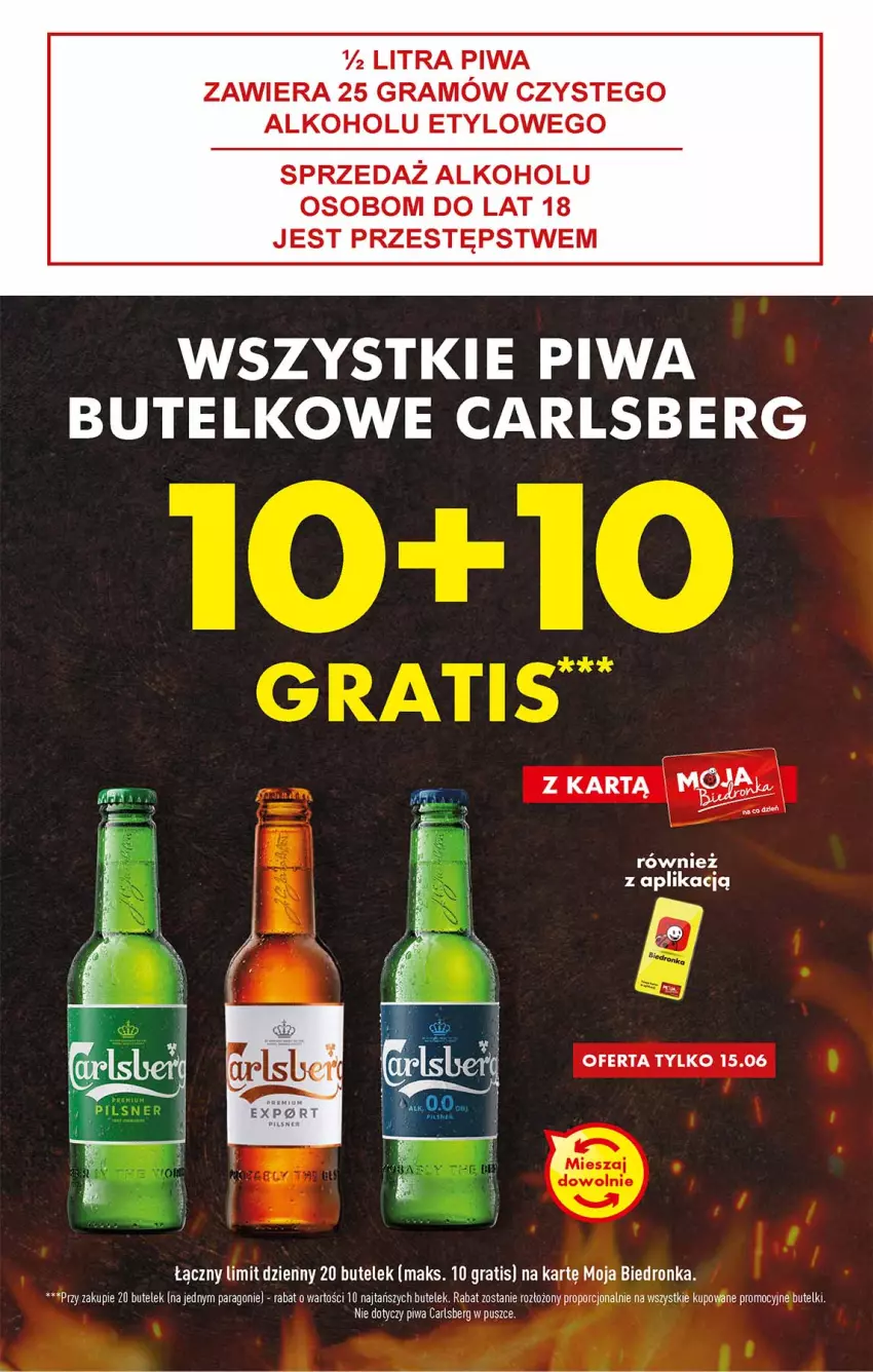 Gazetka promocyjna Biedronka - W tym tygodniu - ważna 13.06 do 18.06.2022 - strona 5 - produkty: Carlsberg, Gra, Piwa, Por