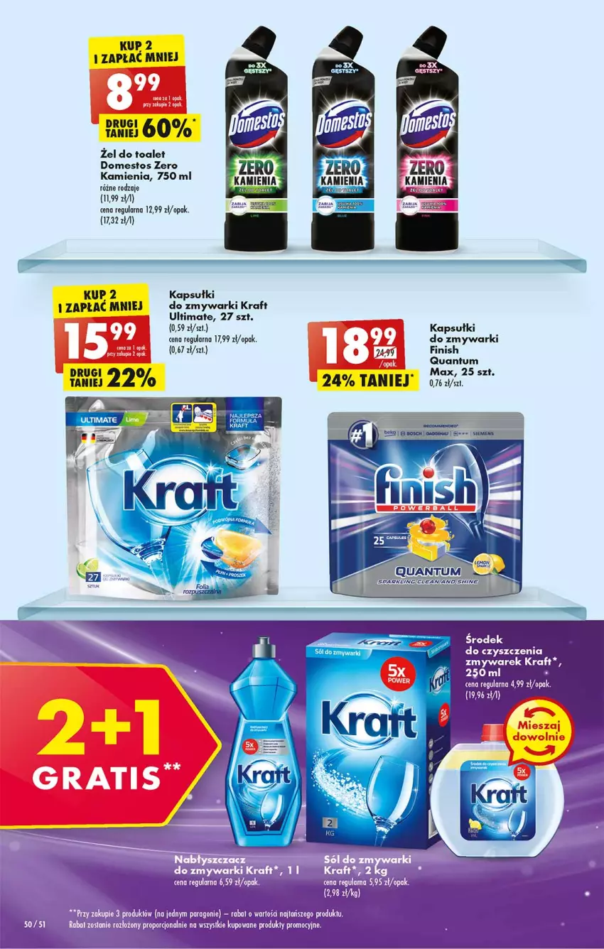 Gazetka promocyjna Biedronka - W tym tygodniu - ważna 13.06 do 18.06.2022 - strona 50 - produkty: Domestos, Finish, Zmywarki