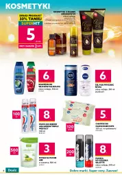 Gazetka promocyjna Dealz - WIELKIE OTWARCIE 26.08.2022 🥳Drawsko Pomorskie, Galeria Hosso - Gazetka - ważna od 09.09 do 09.09.2022 - strona 8 - produkty: Ludwik, Domestos, Mydło w płynie, Palmolive, Do mycia naczyń, Ajax, Papier, Finish, Aquafresh, Tablet, Pasta do zębów, Pianka do golenia, Płyn do mycia naczyń, Silan, Mleczko, Płyn do płukania, Ręcznik, Chusteczki, Szampon, Gillette, Płyn do mycia, Mydło, Zmywarki, Olej, Tabletki do zmywarki, Nivea