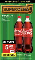 Gazetka promocyjna Delikatesy Centrum - Franczyza DC38 Czwartek - Gazetka - ważna od 24.09 do 24.09.2025 - strona 17 - produkty: Rum, Gin, Coca-Cola, Fanta, Sprite, Napój, Fa