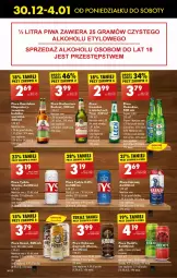 Gazetka promocyjna Biedronka - Od Poniedziałku - Gazetka - ważna od 04.01 do 04.01.2025 - strona 50 - produkty: Piwa, Piwo, Ser, Gra, Kasztelan, Heineken, Tyskie, Tarta, Leon, Redd's, Kozel, Fa