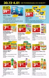 Gazetka promocyjna Biedronka - Od Poniedziałku - Gazetka - ważna od 04.01 do 04.01.2025 - strona 56 - produkty: HiPP, Marchewka, Sok, Ser, Por, Mus, Gra, BoboVita, O nas, Owsianka, Tonik, Bebiko, Smoothie, Baton, Kubuś, Deser, Woda, Karmi, Mleko, Fa, BEBILON, Hipp Bio