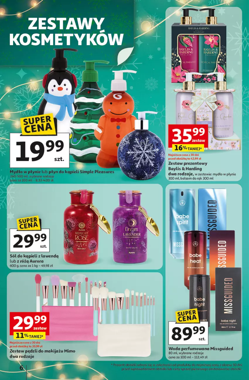 Gazetka promocyjna Auchan - katalog prezenty Świera jak babcię kocham Hipermarket - ważna 27.11 do 03.12.2025 - strona 6 - produkty: LG, Makijaż, Mydło, Mydło w płynie, Sól, Sól do kąpieli, Zestaw pędzli, Zestaw prezentowy