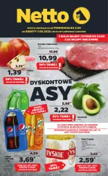 Gazetka promocyjna Netto - Gazetka spożywcza - Gazetka - ważna od 07.05 do 07.05.2022 - strona 1 - produkty: Piwa, Piwo, Gra, Szynka wieprzowa, Mirinda, Tyskie, Szynka, Pepsi