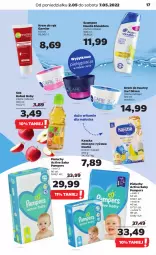 Gazetka promocyjna Netto - Gazetka spożywcza - Gazetka - ważna od 07.05 do 07.05.2022 - strona 17 - produkty: Krem do twarzy, Sok, Ryż, Pampers, Pieluchy, Krem do rąk, Szampon, Garnier, Kubuś, Nestlé, Nivea