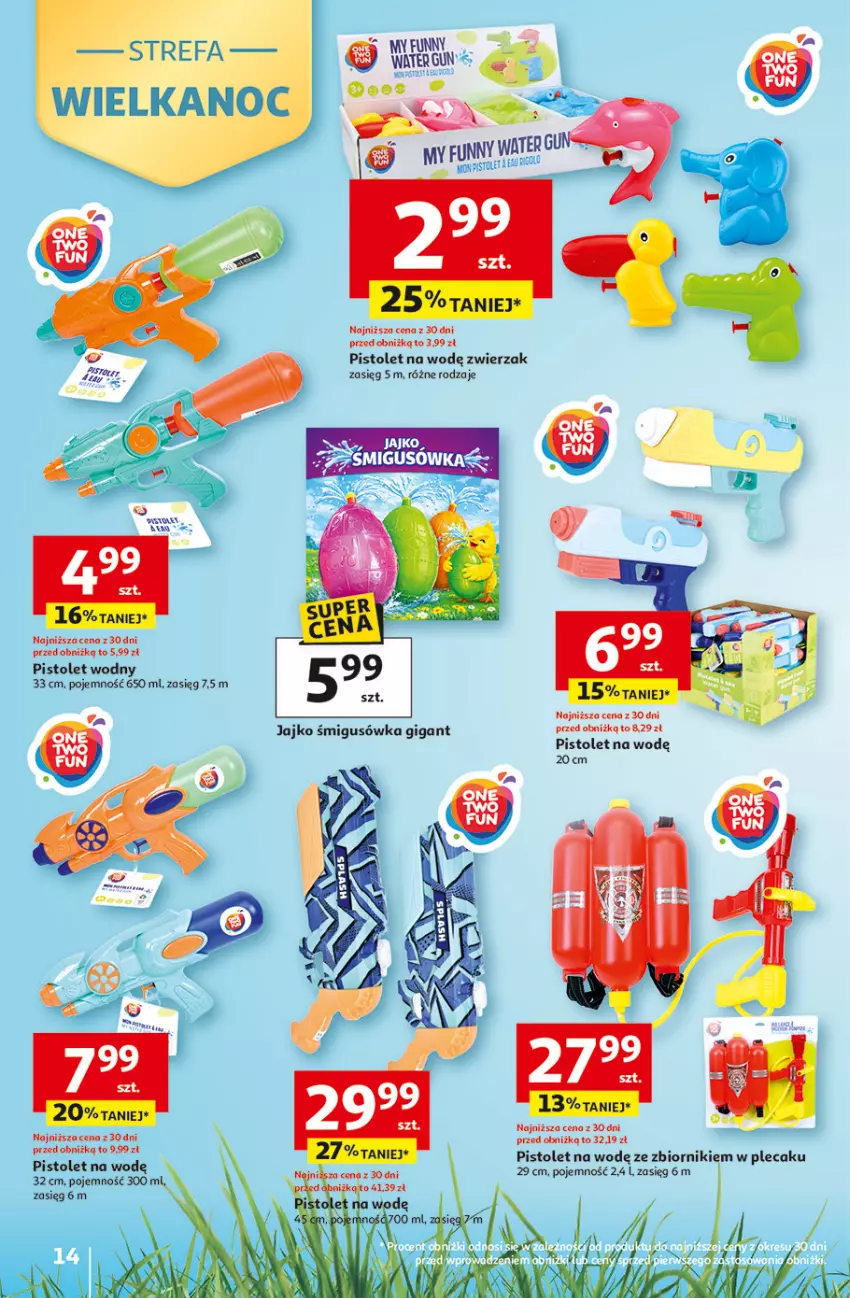 Gazetka promocyjna Auchan - 30 Lat Hipermarket - ważna 12.03 do 18.03.2026 - strona 14 - produkty: Fa, Pistolet, Plecak