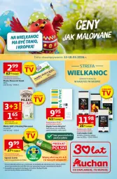 Gazetka promocyjna Auchan - 30 Lat Hipermarket - Gazetka - ważna od 18.03 do 18.03.2026 - strona 1 - produkty: Ser, Papier, Ogórek, Czekolada, Masło, Lindt, Mleko, Fa