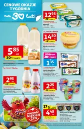 Gazetka promocyjna Auchan - 30 Lat Hipermarket - Gazetka - ważna od 18.03 do 18.03.2026 - strona 24 - produkty: Masło klarowane, Ser, Mus, Benecol, Maślanka, Piątnica, Zott, Bell, Jogurt, Serek, Pudding, Bella, Jogobella, Masło, Napój, Monte, Fa