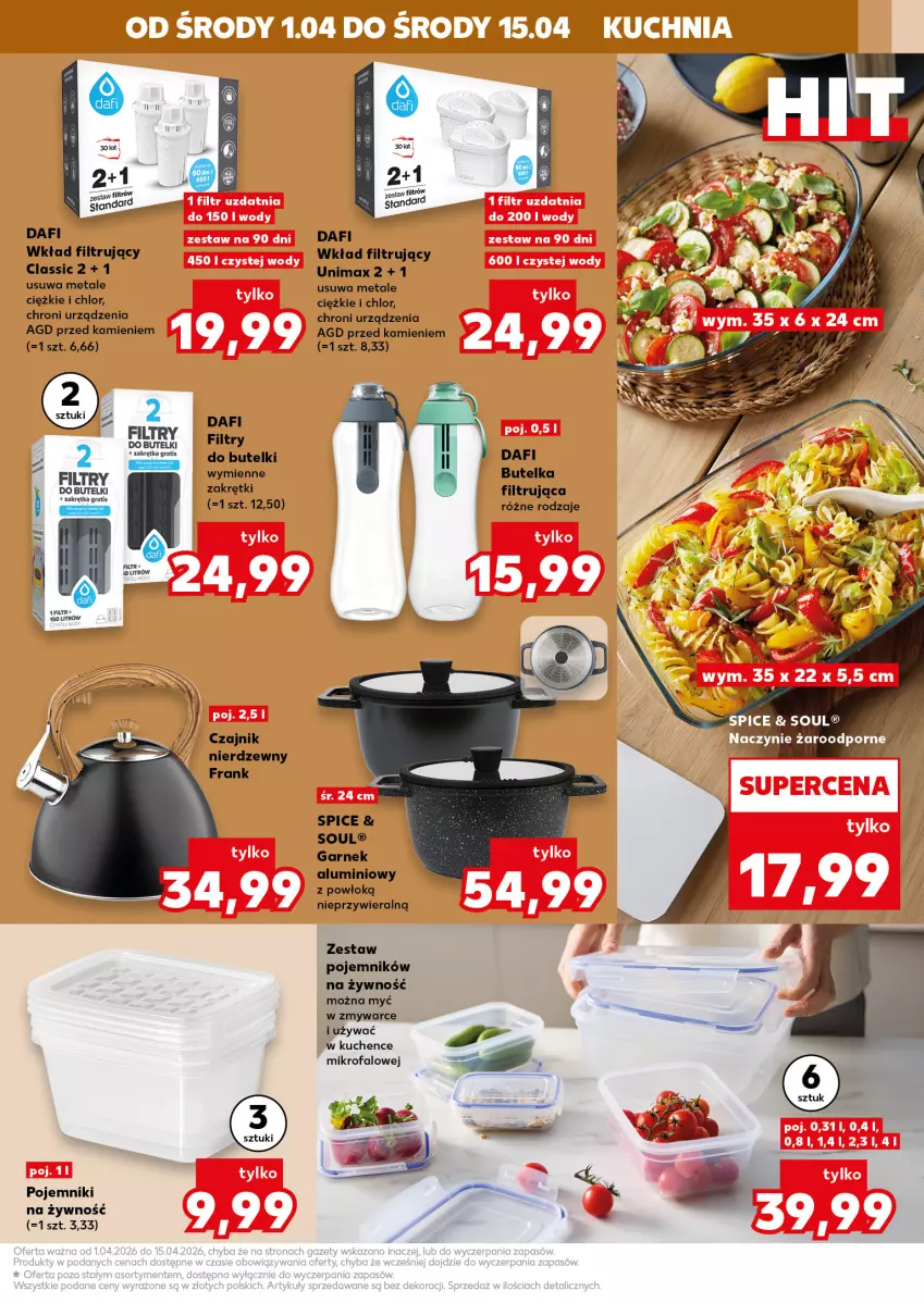 Gazetka promocyjna Kaufland - Kaufland - ważna 01.04 do 15.04.2026 - strona 7 - produkty: Czajnik, Fa, Garnek, Pojemnik, Wkład filtrujący