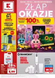 Gazetka promocyjna Kaufland - Kaufland - Gazetka - ważna od 15.04 do 15.04.2026 - strona 1 - produkty: Silvercrest, Por, Gra, Blender ręczny, Blender, LEGO, Klocki, Waga