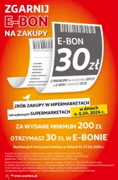 Gazetka promocyjna Auchan - Gazetka Oferty tygodnia! Moje Auchan - Gazetka - ważna od 10.04 do 10.04.2024 - strona 2 - produkty: Telefon, Papier, Fa
