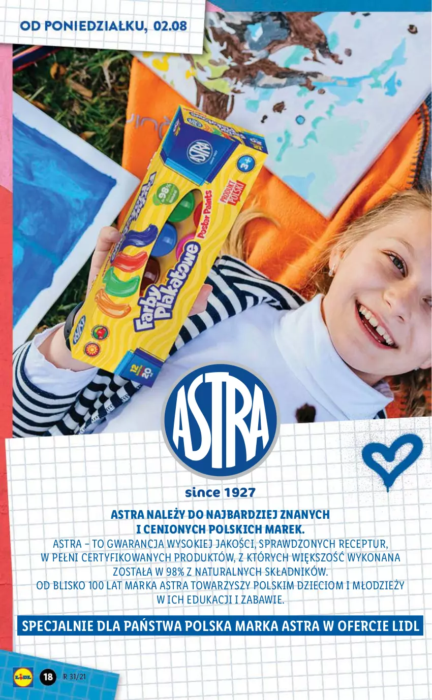 Gazetka promocyjna Lidl - KATALOG SKLEPÓW STACJONARNYCH - ważna 26.07 do 07.08.2021 - strona 18 - produkty: Dzieci, Sok