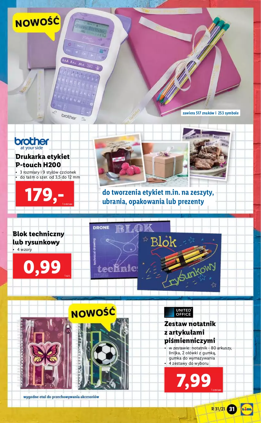 Gazetka promocyjna Lidl - KATALOG SKLEPÓW STACJONARNYCH - ważna 26.07 do 07.08.2021 - strona 31 - produkty: Drukarka, Ubrania