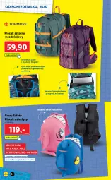 Gazetka promocyjna Lidl - KATALOG SKLEPÓW STACJONARNYCH - Gazetka - ważna od 07.08 do 07.08.2021 - strona 14 - produkty: Top, Plecak, Dzieci