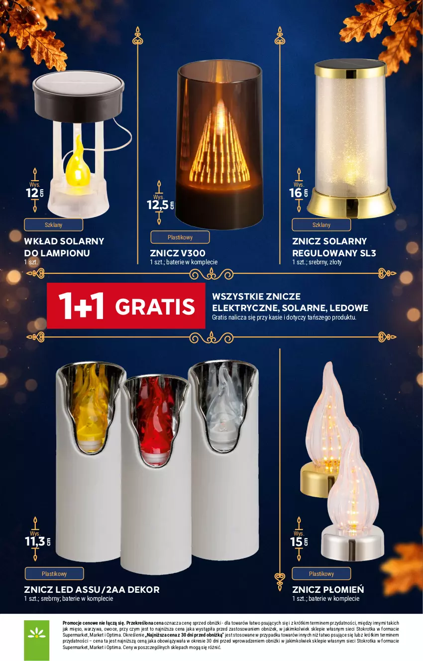 Gazetka promocyjna Stokrotka - Katalog Znicze - ważna 29.10 do 04.11.2026 - strona 9 - produkty: Gra, Lampion, Mięso, Optima, Owoce, Warzywa, Znicz