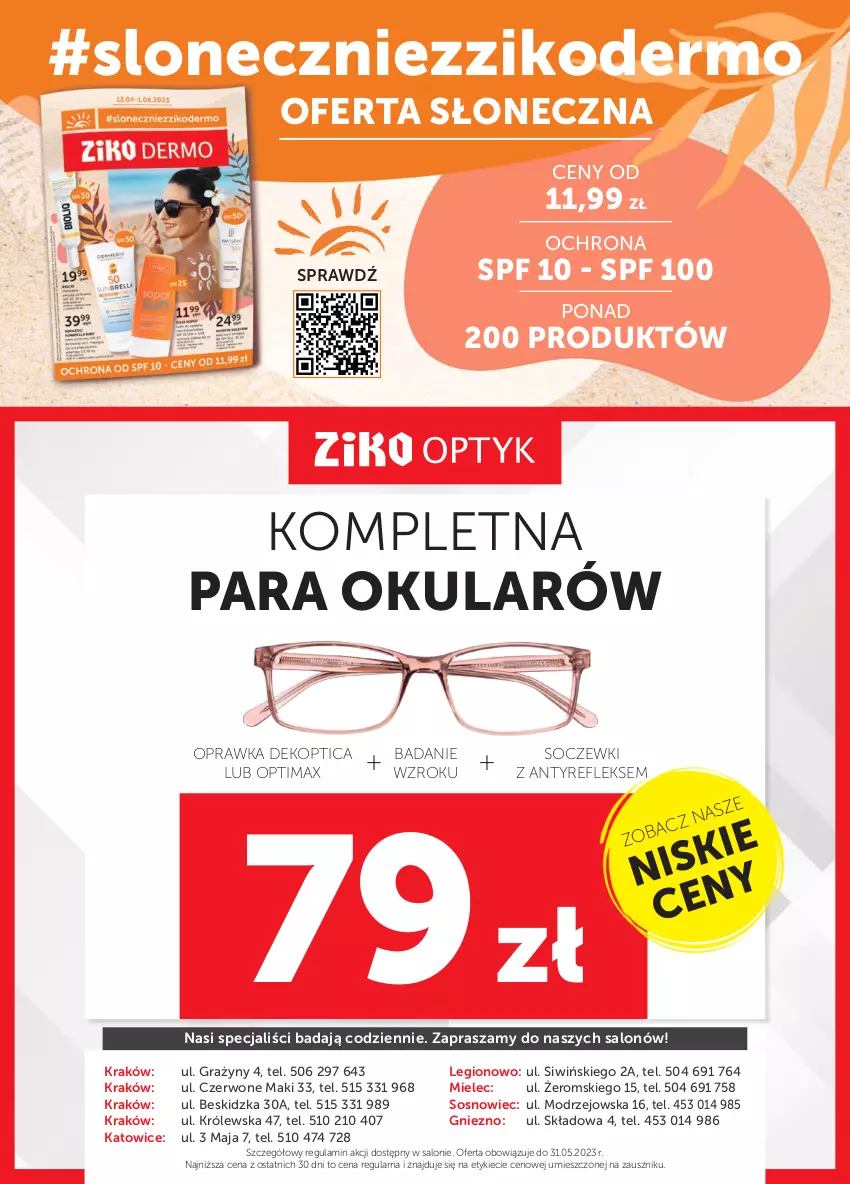 Gazetka promocyjna Ziko - Gazetka Ziko Dermo - ważna 05.05 do 17.05.2023 - strona 24 - produkty: Gra, O nas, Optima, Sos