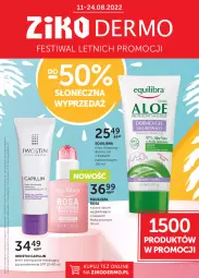 Gazetka promocyjna Ziko - Gazetka Ziko Dermo - Gazetka - ważna od 24.08 do 24.08.2022 - strona 1 - produkty: Ser, Rum, Róża, Iwostin, Serum