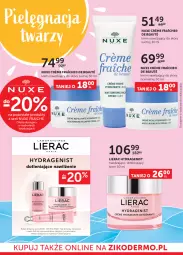 Gazetka promocyjna Ziko - Gazetka Ziko Dermo - Gazetka - ważna od 24.08 do 24.08.2022 - strona 8 - produkty: Krem nawilżający, Ser, Lierac, Nuxe