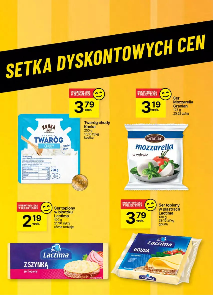 Gazetka promocyjna Delikatesy Centrum - NOWA GAZETKA Delikatesy Centrum od 14 listopada! 14-20.11.2024 - ważna 14.11 do 20.11.2024 - strona 34 - produkty: Gouda, Gra, Mozzarella, Ser, Ser topiony, Top, Twaróg, Twaróg chudy