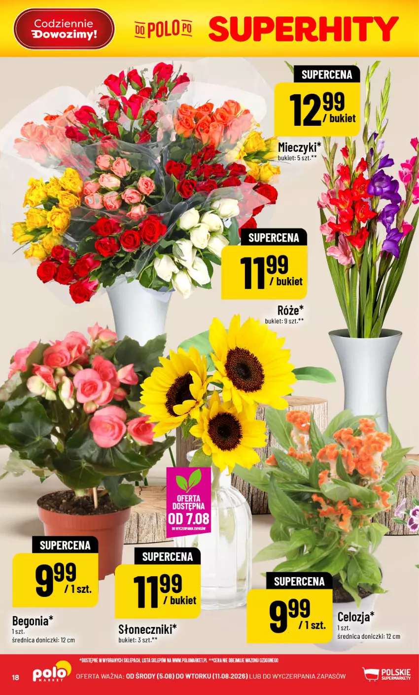 Gazetka promocyjna PoloMarket - Gazetka 32 - ważna 05.08 do 11.08.2026 - strona 18 - produkty: Bukiet, Miecz