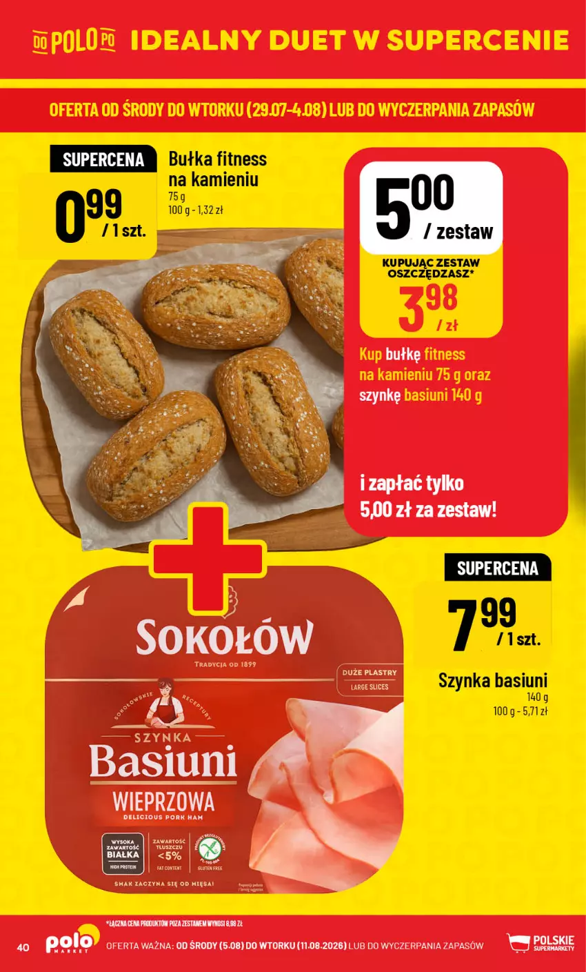Gazetka promocyjna PoloMarket - Gazetka 32 - ważna 05.08 do 11.08.2026 - strona 40 - produkty: Szynka