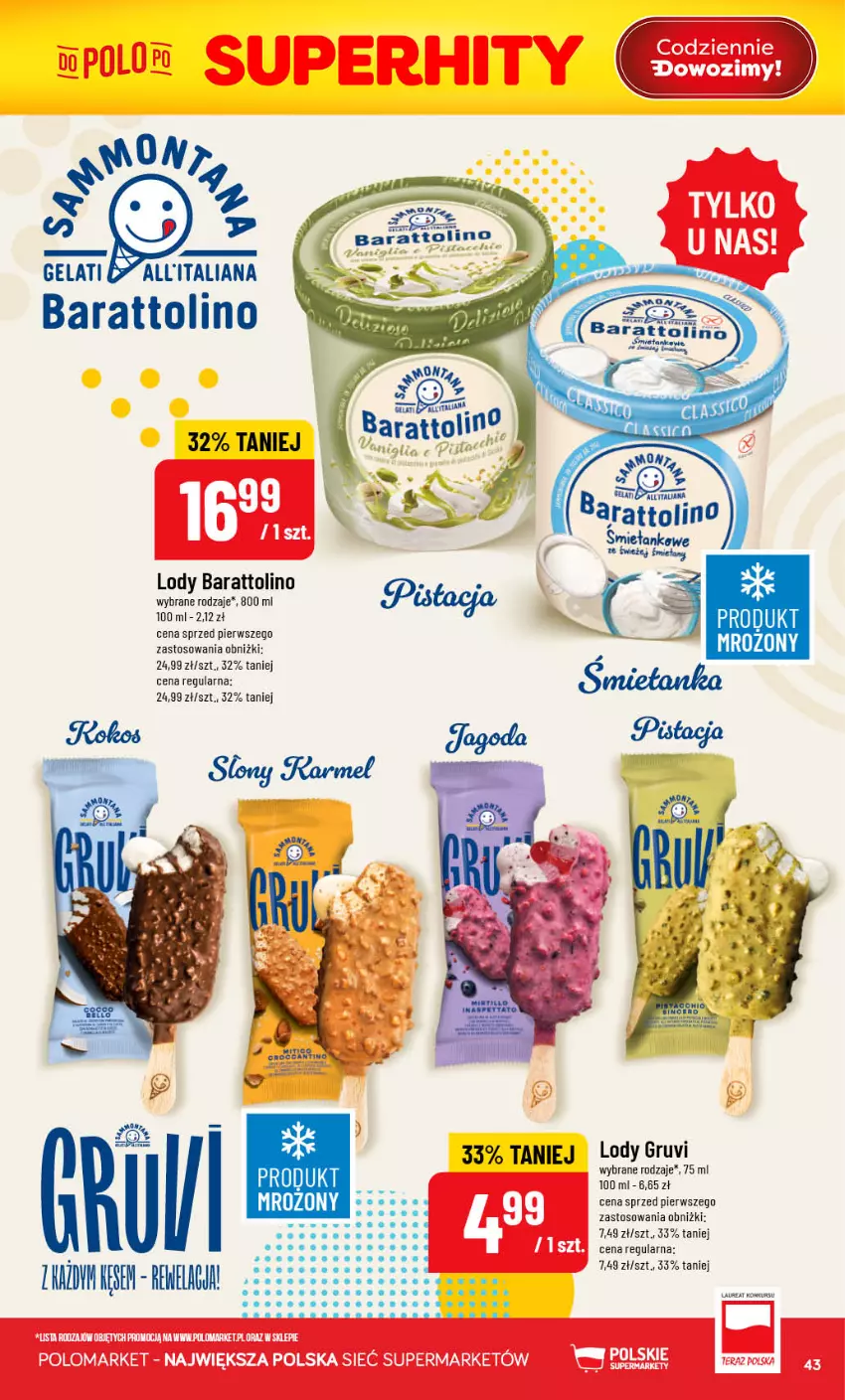 Gazetka promocyjna PoloMarket - Gazetka 32 - ważna 05.08 do 11.08.2026 - strona 43 - produkty: Lody
