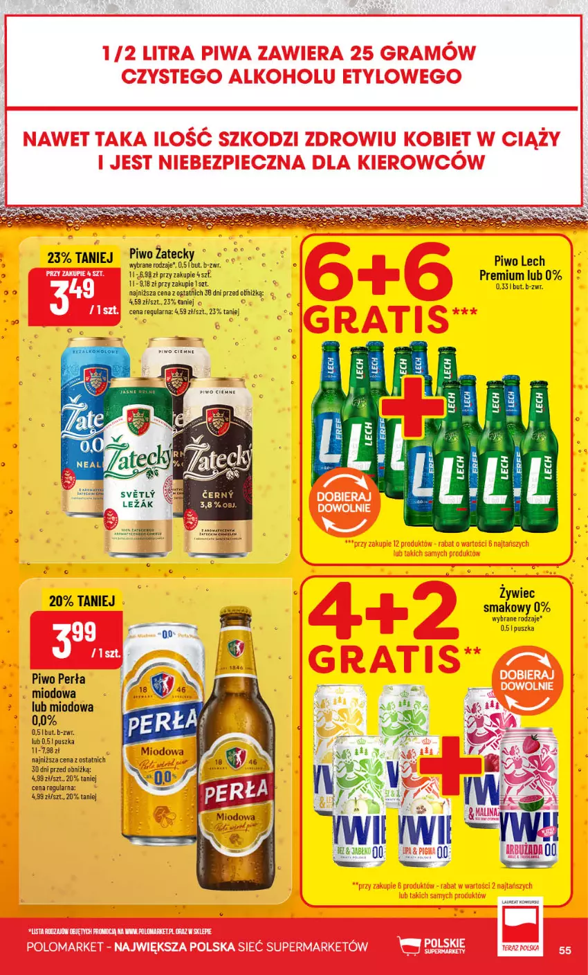 Gazetka promocyjna PoloMarket - Gazetka 32 - ważna 05.08 do 11.08.2026 - strona 55 - produkty: Kawa, Laur, Lech Premium, Perła, Piwo