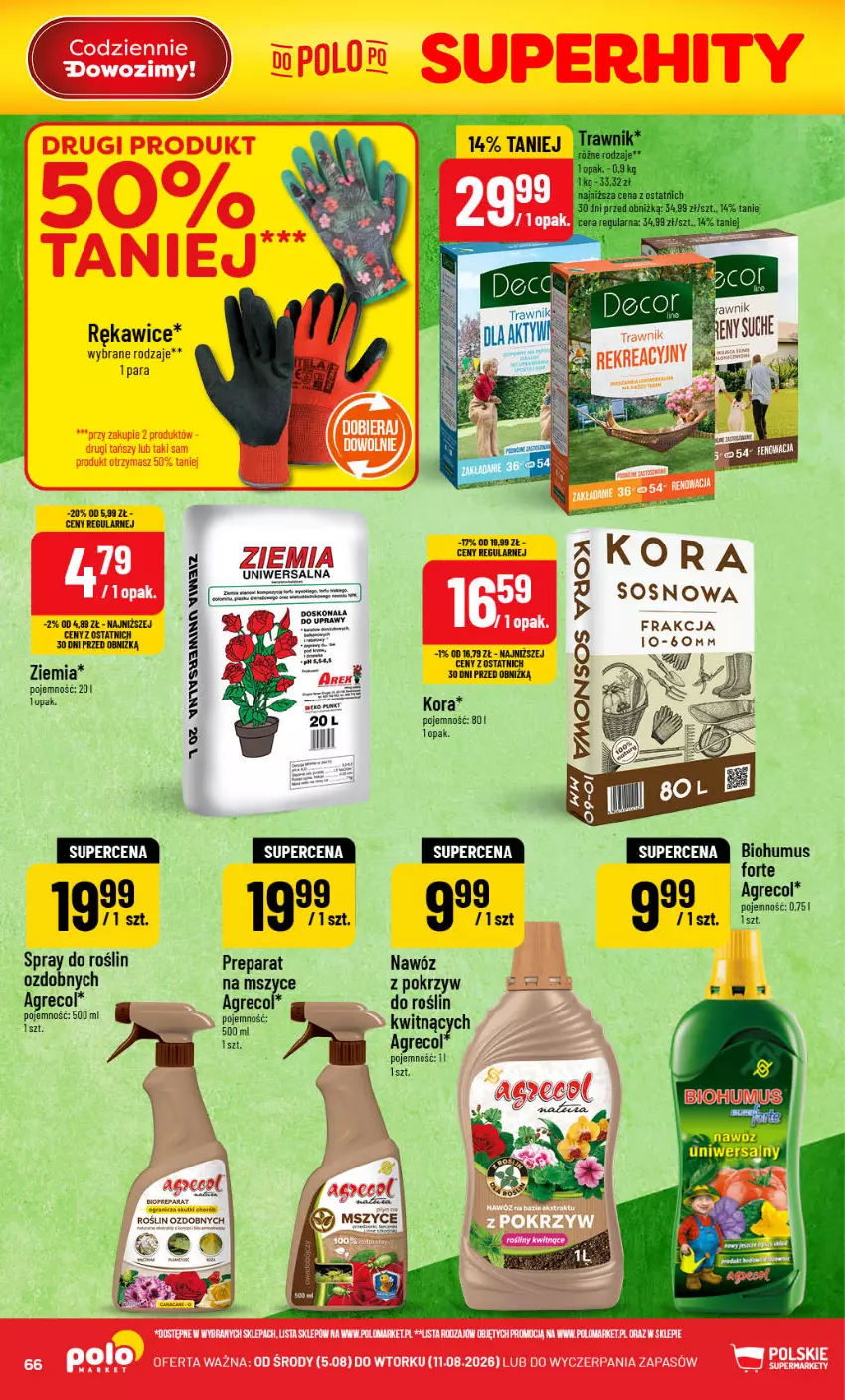 Gazetka promocyjna PoloMarket - Gazetka 32 - ważna 05.08 do 11.08.2026 - strona 66 - produkty: Nawóz, Rękawice, Sos, Tran