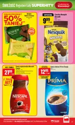 Gazetka promocyjna PoloMarket - Gazetka 32 - Gazetka - ważna od 11.08 do 11.08.2026 - strona 47 - produkty: Ciastka, Kawa rozpuszczalna, Nesquik, Kawa mielona, Kawa, Laur, Prima