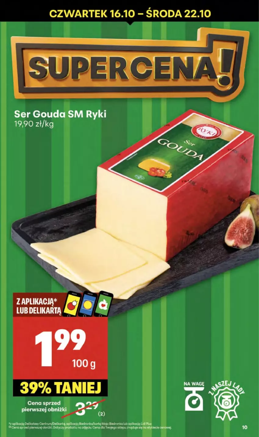 Gazetka promocyjna Delikatesy Centrum - Franczyza DC42 Czwartek - ważna 16.10 do 22.10.2025 - strona 10 - produkty: Gouda, Koc, Rum, Ser
