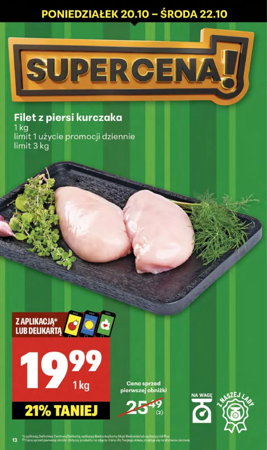 Gazetka promocyjna Delikatesy Centrum - Franczyza DC42 Czwartek - ważna 16.10 do 22.10.2025 - strona 13 - produkty: Filet z piersi kurczaka, Koc, Kurczak, Rum