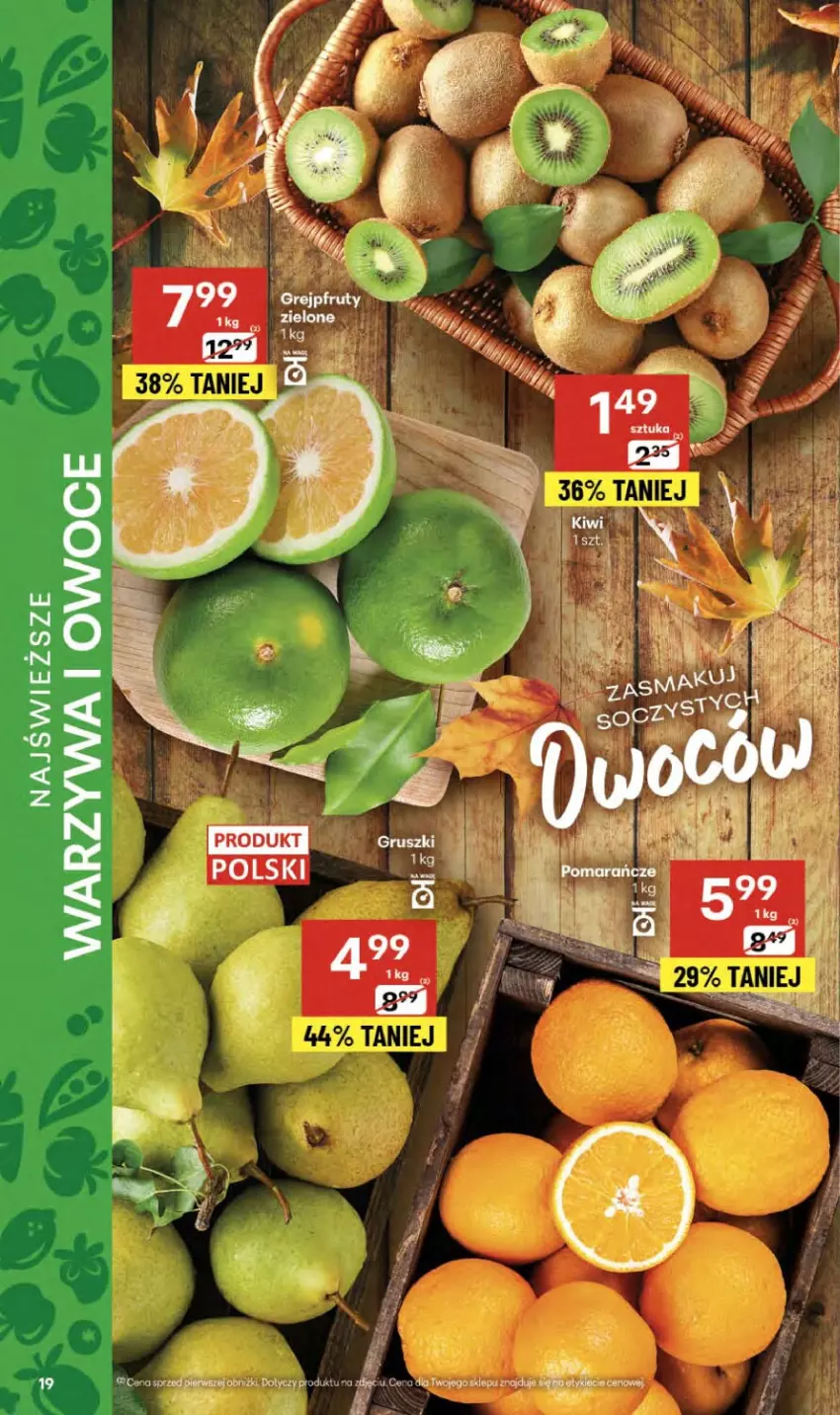 Gazetka promocyjna Delikatesy Centrum - Franczyza DC42 Czwartek - ważna 16.10 do 22.10.2025 - strona 19 - produkty: Owoce, Warzywa, Warzywa i owoce
