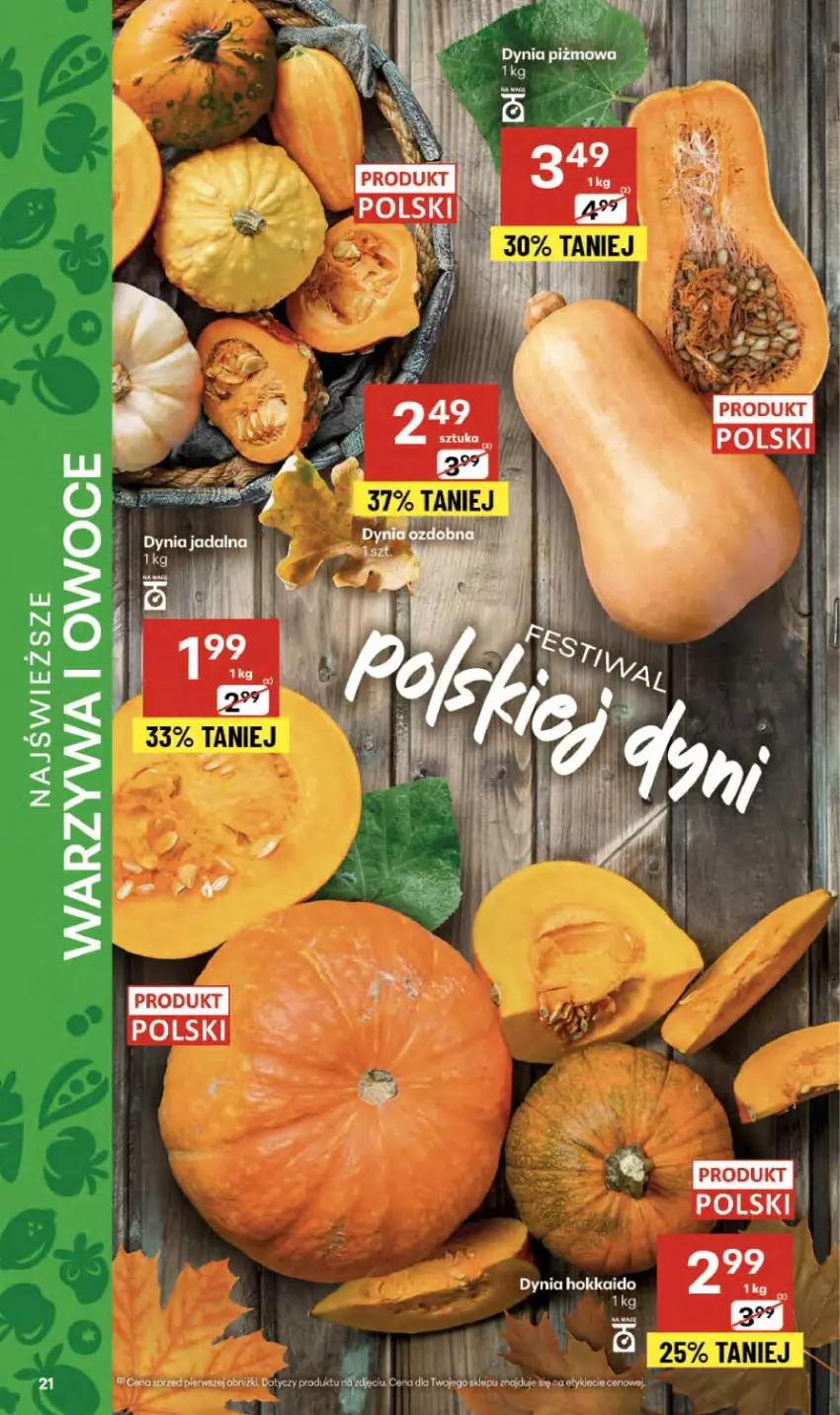 Gazetka promocyjna Delikatesy Centrum - Franczyza DC42 Czwartek - ważna 16.10 do 22.10.2025 - strona 21 - produkty: Owoce, Warzywa, Warzywa i owoce