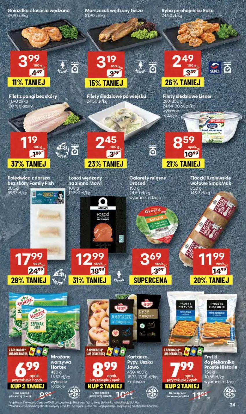 Gazetka promocyjna Delikatesy Centrum - Franczyza DC42 Czwartek - ważna 16.10 do 22.10.2025 - strona 34 - produkty: LG, Por, Szpinak