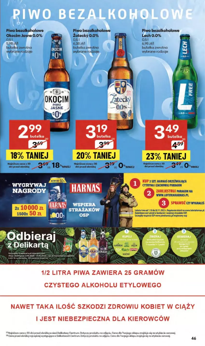 Gazetka promocyjna Delikatesy Centrum - Franczyza DC42 Czwartek - ważna 16.10 do 22.10.2025 - strona 46 - produkty: Fa, Gra, Koc, Noż, Okocim, Piec, Piwa, Piwo, Rum