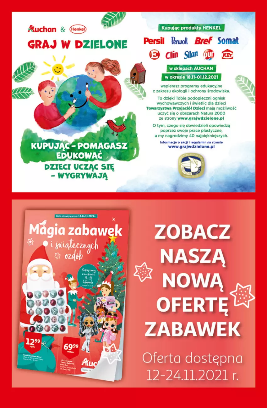 Gazetka promocyjna Auchan - Magia cenowa Hipermarkety - ważna 18.11 do 24.11.2021 - strona 26 - produkty: Dzieci, Gra, Gry, Piec, Somat