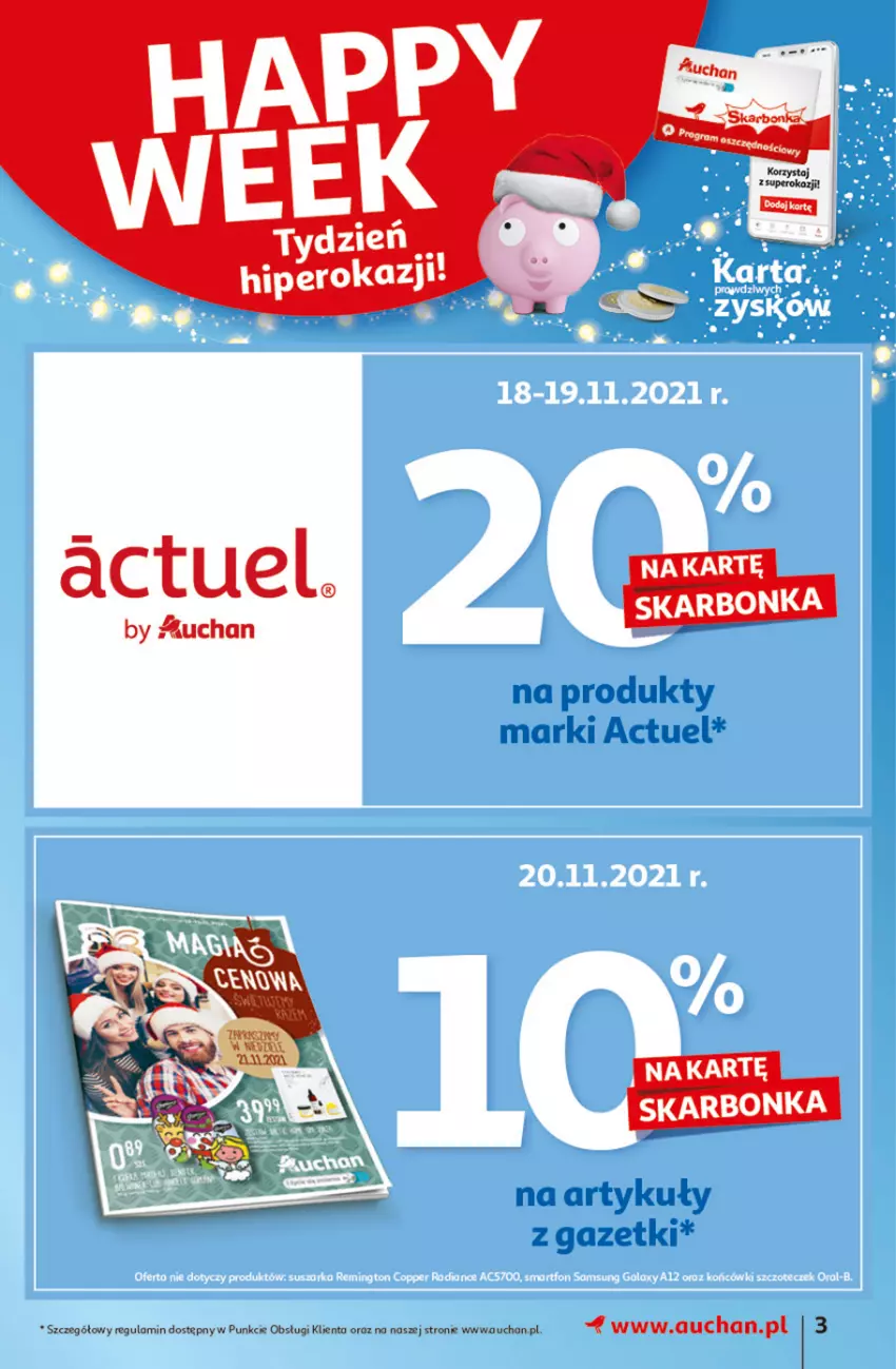 Gazetka promocyjna Auchan - Magia cenowa Hipermarkety - ważna 18.11 do 24.11.2021 - strona 3