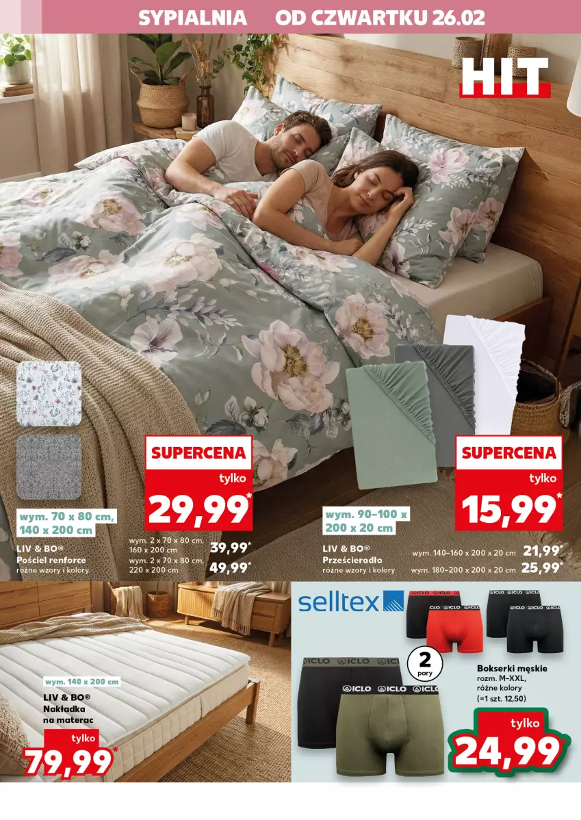 Gazetka promocyjna Kaufland - Kaufland - ważna 26.02 do 04.03.2026 - strona 10 - produkty: Bokserki, Materac, Prześcieradło, Ser, Tera