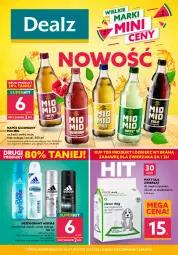 Gazetka promocyjna Dealz - NOWA GAZETKAWielkie Marki Mini Ceny - Gazetka - ważna od 12.07 do 12.07.2022 - strona 1 - produkty: Dezodorant, Adidas, Napój gazowany, Napój