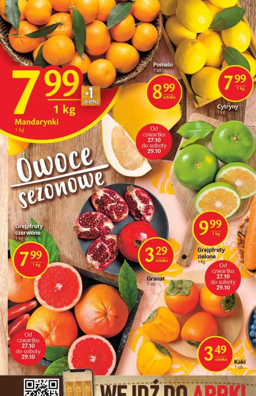 Gazetka promocyjna Delikatesy Centrum - Gazetka DC42 - ważna 27.10 do 02.11.2022 - strona 14 - produkty: Pomelo