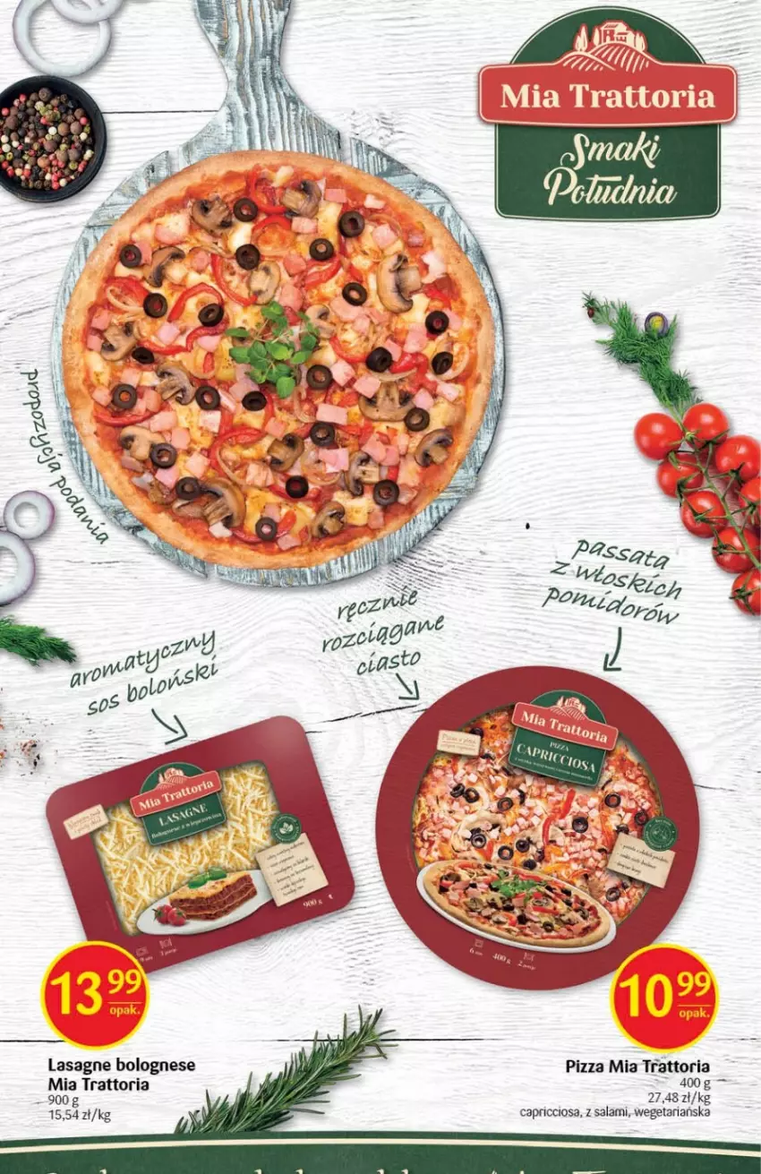Gazetka promocyjna Delikatesy Centrum - Gazetka DC42 - ważna 27.10 do 02.11.2022 - strona 20 - produkty: Lasagne, Lasagne bolognese, Pizza, Salami
