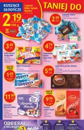 Gazetka promocyjna Delikatesy Centrum - Gazetka DC42 - Gazetka - ważna od 02.11 do 02.11.2022 - strona 22 - produkty: Orzeszki, Cukier, Praliny, Wawel, Mleczko, Czekolada, Popcorn, Czekolada gorzka, Baton, Knoppers, Cukierki, Orzeszki ziemne, Brownie, Kinder, Lindt, Milka, Nimm2, Kokos