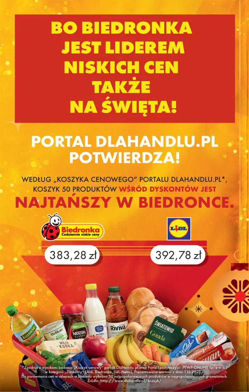 Gazetka promocyjna Biedronka - Od poniedzialku - ważna 11.12 do 16.12.2023 - strona 3 - produkty: Kosz, Por, Portal